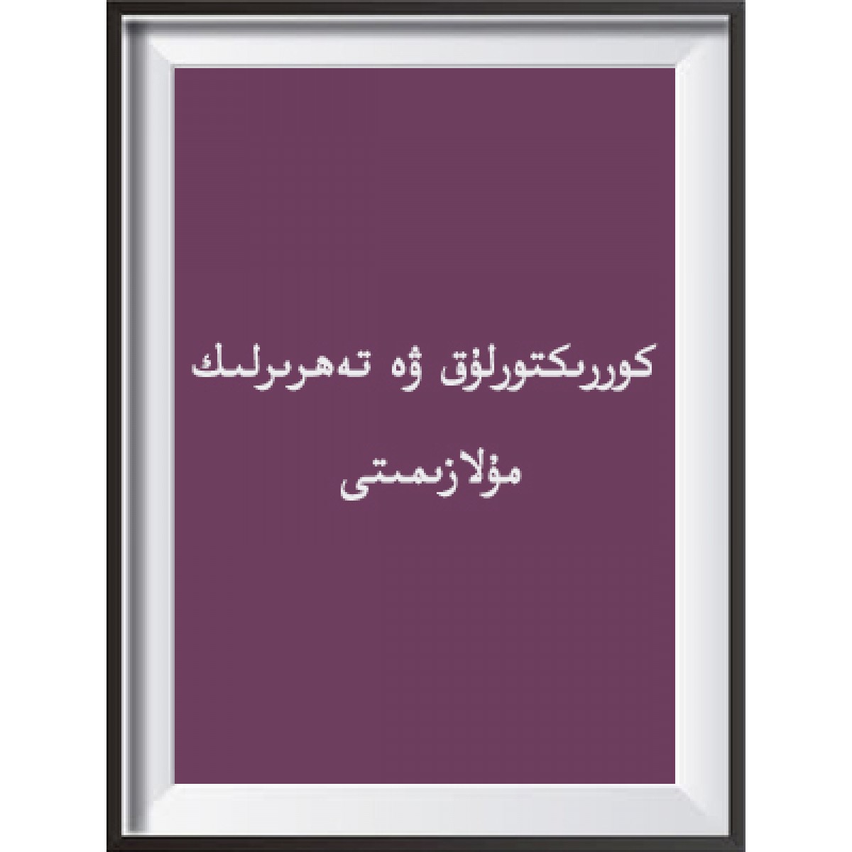 كوررىكتورلۇق ۋە تەكرىرلىك مۇلازىمىتى